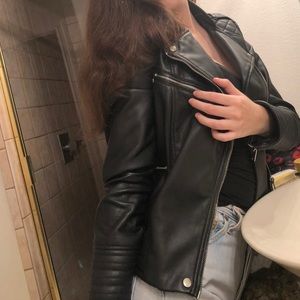 Zara faux Leather Jacket